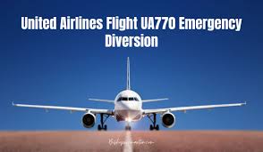 Passengers' Reactions and united airlines flight ua770 emergency diversion